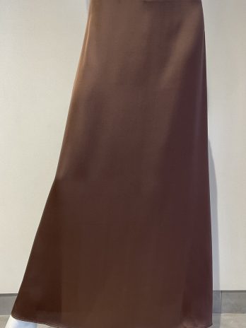 Jupe longue en satin