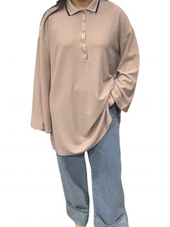 Maxi polo oversize