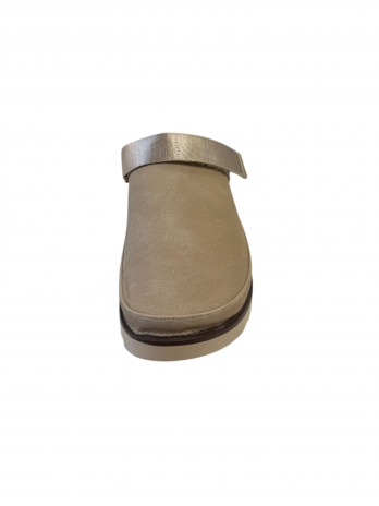 Mules cozy beige
