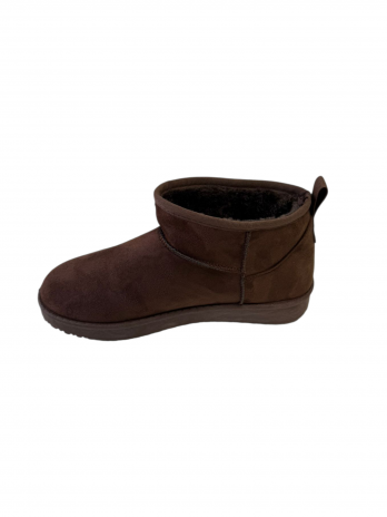 Boots marron chocolat fourée