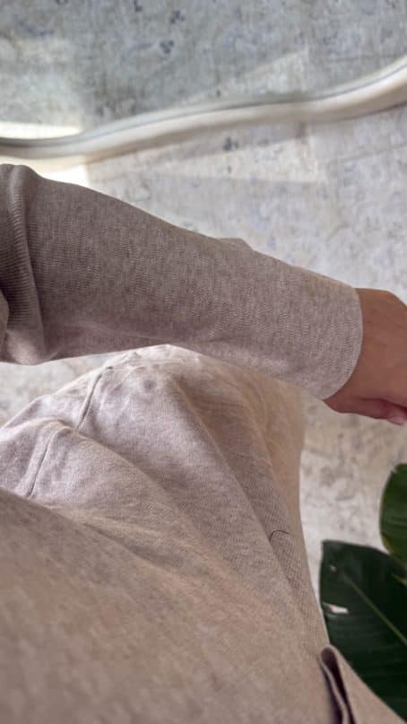 Ensemble en laine avec boutons Japonais – Image 3