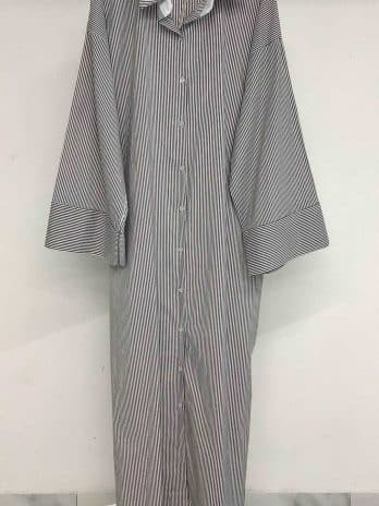 Robe chemise rayures
