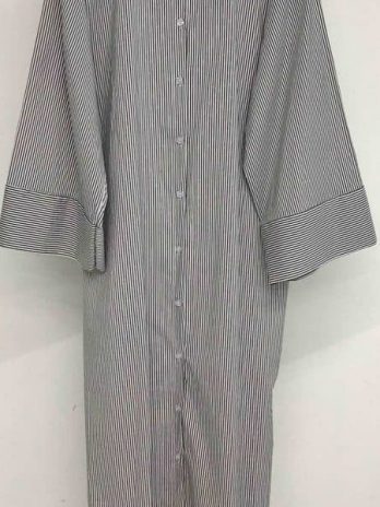 Robe chemise rayures