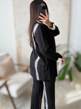 Ensemble en laine Bi couleur