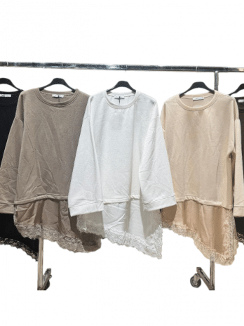 Pulls MUST-HAVE SATIN DENTELLE