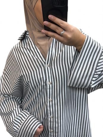 Chemise  à rayures oversize