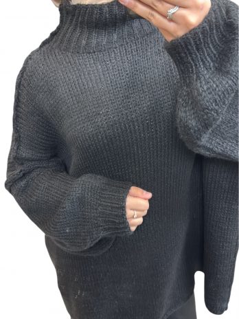 Pull oversize en laine