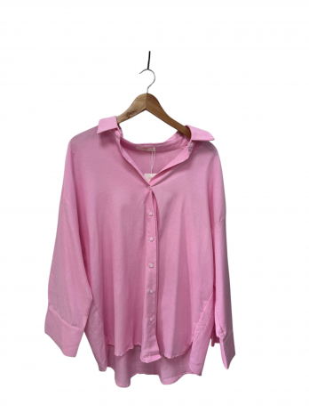 Chemise basic mi-longue en coton