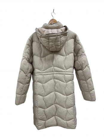 Doudoune à capuche Crème