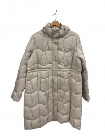 Doudoune à capuche Crème