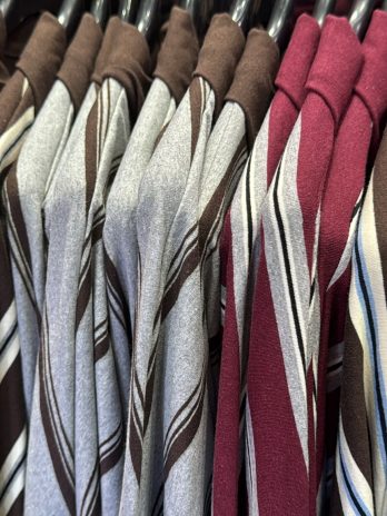 Polo long oversize à rayures