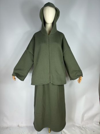 Ensemble veste à capuche hoodie et jupe