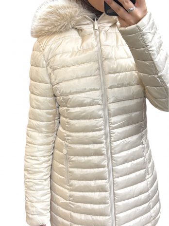 Doudoune beige Réversible