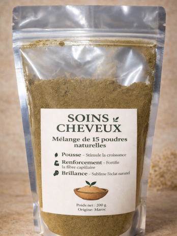 Soin cheveux aux 15 plantes