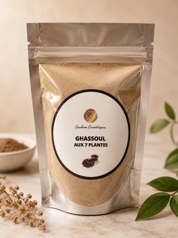 Ghassoul naturel en poudre