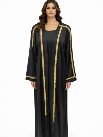 Abaya Zahra gold