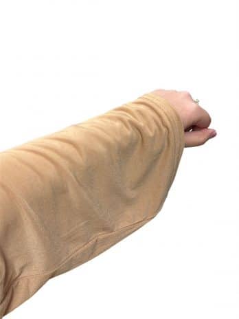 Robe avec voile en jersey