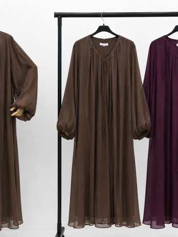 Robe longue en Organza premium