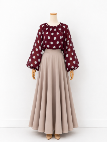 Blouse en Tencel à pois