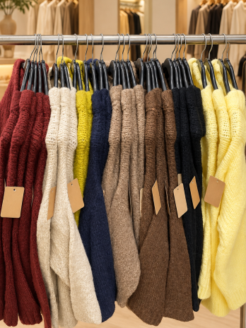 Pull Long en Laine Tricot