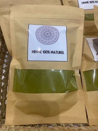 Poudre De Henné 100% Naturelle Du Maroc - Vert - Muslim Cosmétic - Pour Soins Du Corps