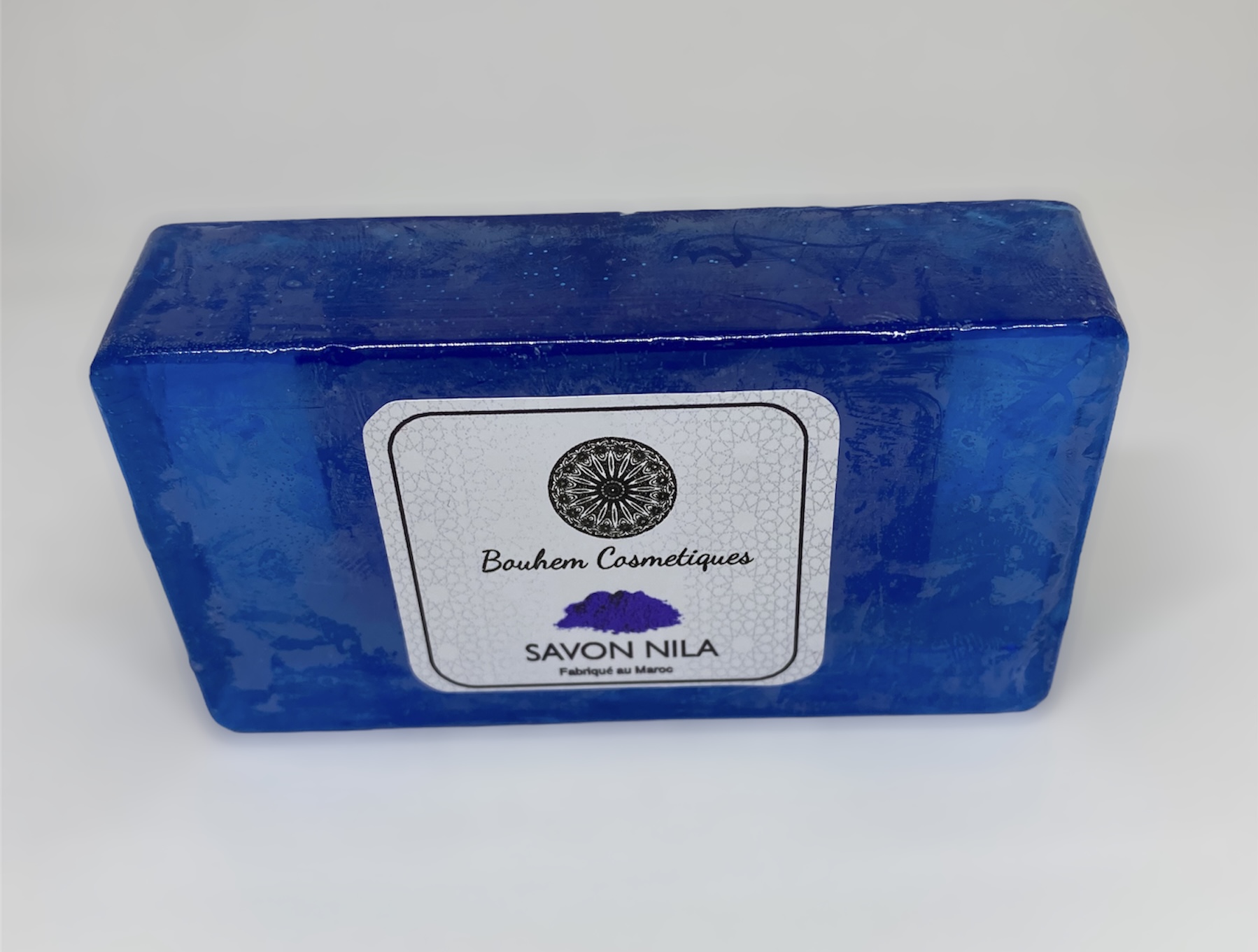 Savon Naturel Nila 100g - Parfum Fleuri, Bleu, Pour Toute La Famille